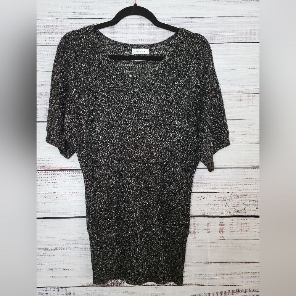 Vanheusen XS Open Knit Metallic Sweater
